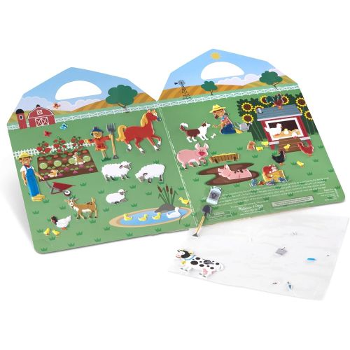  Melissa & Doug Puffy Sticker Play Sets - Safari, Pirate, On the Farm