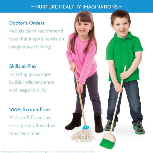  Melissa & Doug Dust! Sweep! Mop! (Frustration Free Packaging)