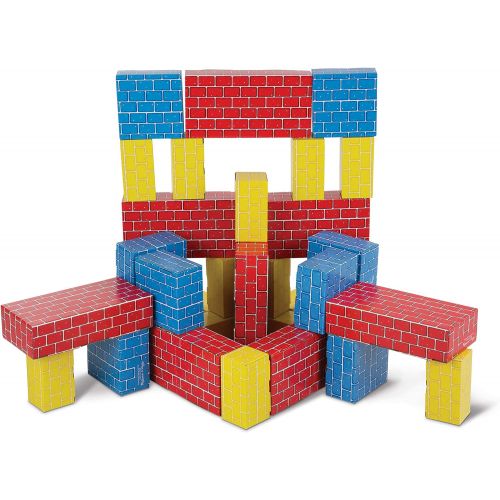  Melissa & Doug Jumbo Cardboard Blocks - 40 Pieces