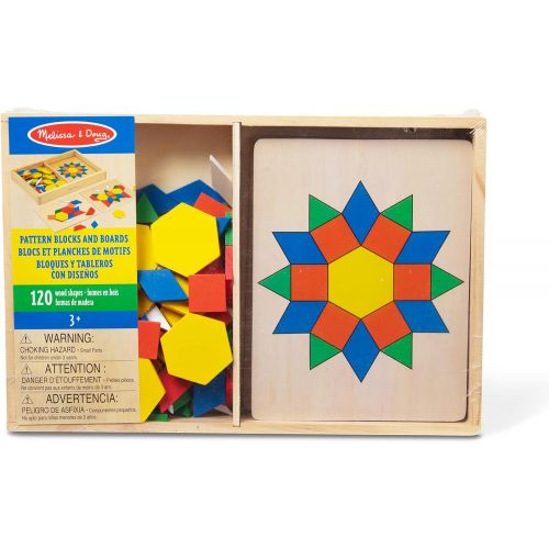  Melissa & Doug Pattern Blocks and Boards