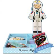Melissa & Doug Julia: Magnetic Dress Up Doll & 1 Scratch Art Mini-Pad Bundle (05164)