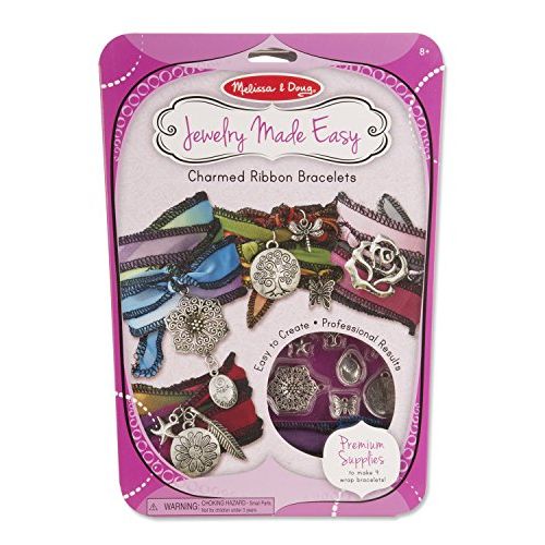  Melissa & Doug Jewelry Made Easy Charmed Ribbon Bracelets