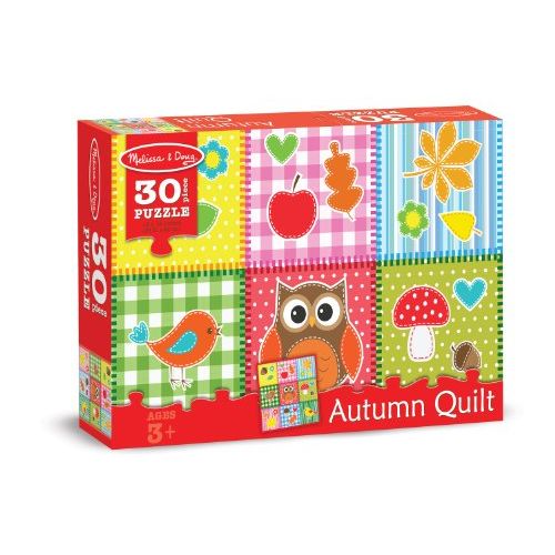  Melissa & Doug Autumn Quilt Fall Favorites Jigsaw Puzzle (30 pcs)