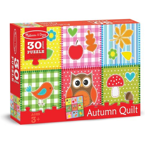  Melissa & Doug Autumn Quilt Fall Favorites Jigsaw Puzzle (30 pcs)