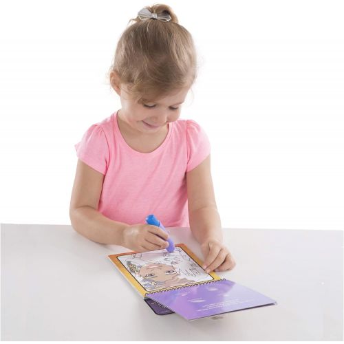  Melissa & Doug On The Go Water Wow! Makeup & Manicures (The Original Reusable Water-Reveal Activity Pad, Chunky-Size Water Pen) & On The Go Water Wow! Sports Activity Pad