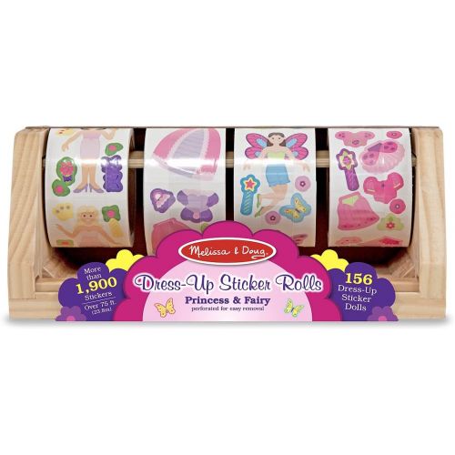  Melissa & Doug Dress-Up Princess and Fairy Sticker Rolls