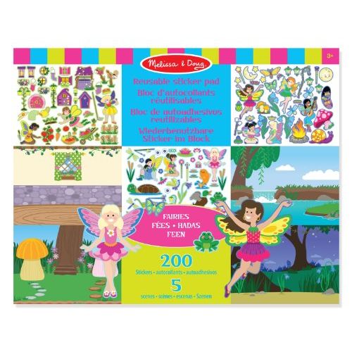  Melissa & Doug 18603 Fairies Reusable Pad with 200+ Stickers