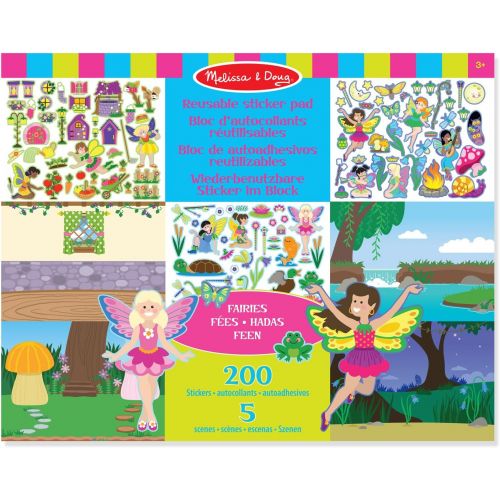  Melissa & Doug 18603 Fairies Reusable Pad with 200+ Stickers