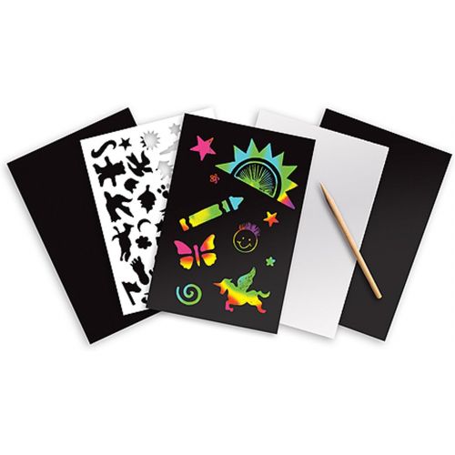  Melissa & Doug Rainbow Scratch Art Boards