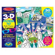 MELISSA & DOUG 3D Coloring Book - Girl, 1 EA