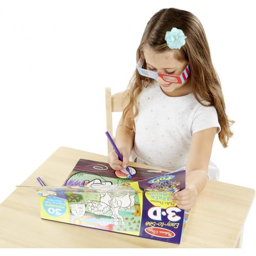  MELISSA & DOUG 3D Coloring Book - Girl, 1 EA