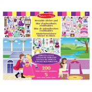 Melissa & Doug Reusable Sticker Pad: Princess Castle - 200+ Stickers and 5 Scenes