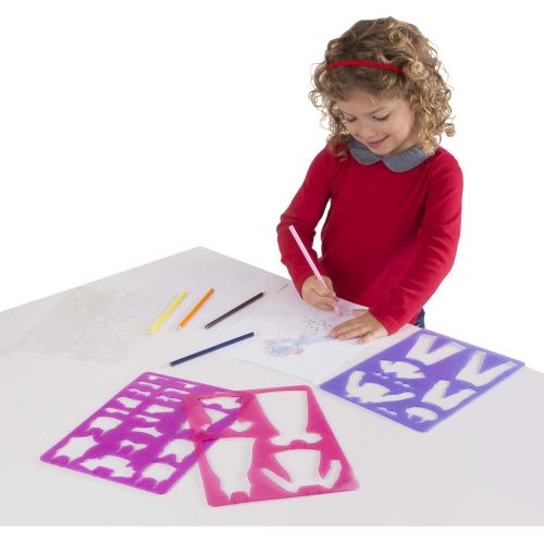  Melissa & Doug Fashion Fun Stencil Set