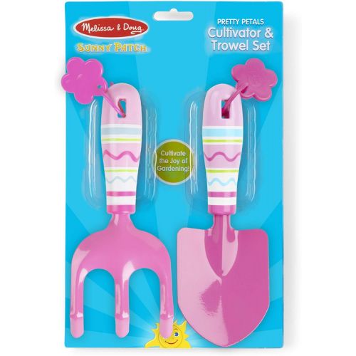  Melissa & Doug, Cultivator And Trowel Set Pretty Petals