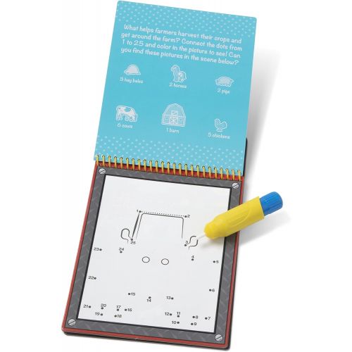  Melissa & Doug On The Go Water Wow! Reusable Water-Reveal Connect The Dots Activity Pad  Vehicles