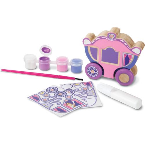  Melissa & Doug Decorate-Your-Own Wooden Princess Carriage Craft Kit