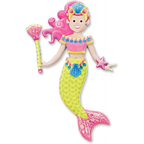  Melissa & Doug Puffy Sticker Play Set - Mermaid & Puffy Sticker Play Set - Princess