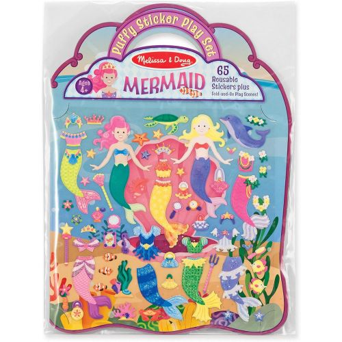  Melissa & Doug Puffy Sticker Play Set - Mermaid & Puffy Sticker Play Set - Princess