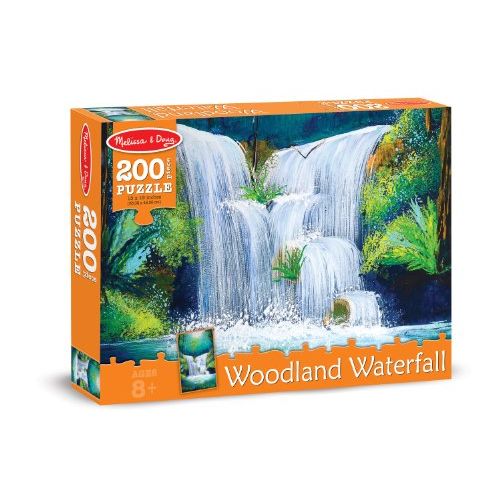  Melissa & Doug Woodland Waterfall Scene Jigsaw Puzzle (200 pcs)