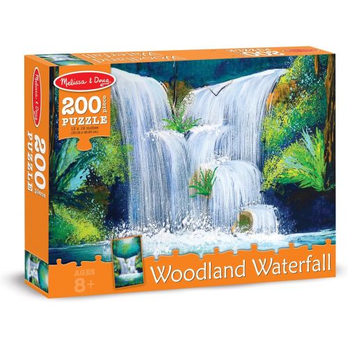  Melissa & Doug Woodland Waterfall Scene Jigsaw Puzzle (200 pcs)