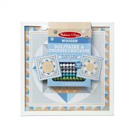 Melissa & Doug Chinese Checkers/Solitaire - Blue
