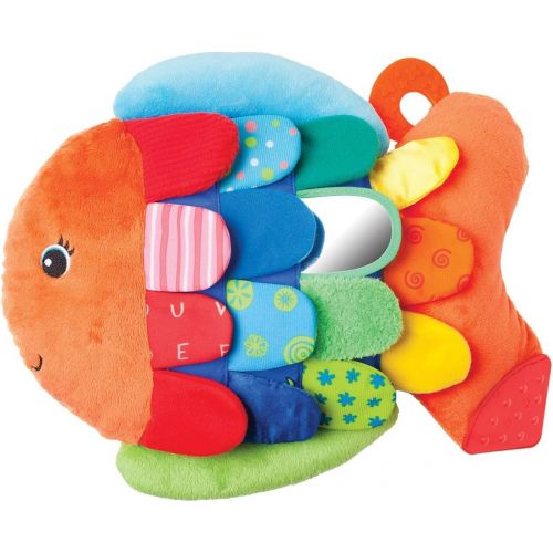  Melissa & Doug Flip Fish: Ks Kids Baby Toy Series + 1 Free Pair of Baby Socks Bundle [91954]