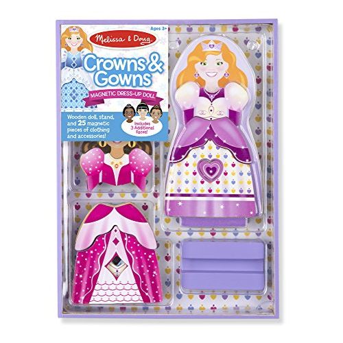  Melissa & Doug Magnetic Dress-Up - Crowns & Gowns Magnetic Dress-Up Set