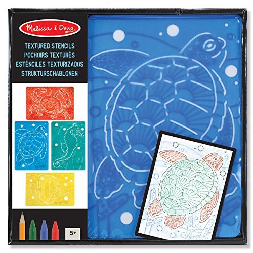  Melissa & Doug Textured Stencils - Sea Life