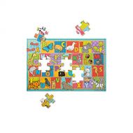 Melissa & Doug Natural Play 35pc Giant Floor Puzzle - ABC Animals