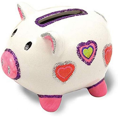  Melissa & Doug Decorate-Your-Own Piggy Bank