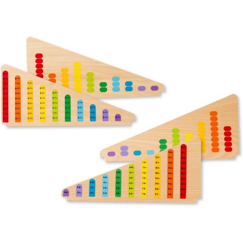  Melissa & Doug Add & Subtract Abacus & 1 Scratch Art Mini-Pad Bundle (09272)