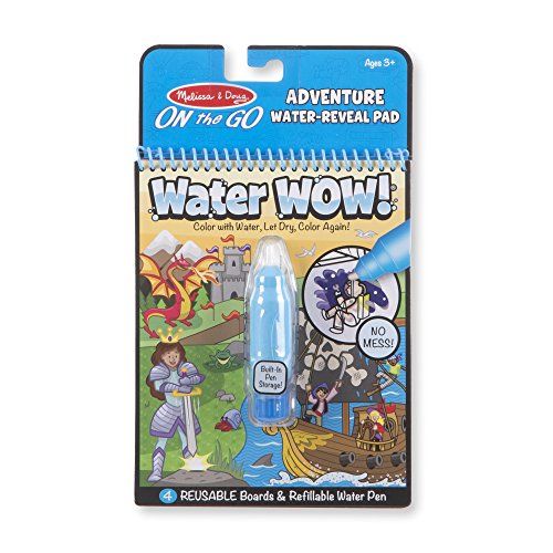  Melissa & Doug On The Go Water Wow! Reusable Water-Reveal Activity Pad  Adventure