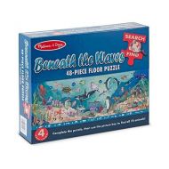 Melissa & Doug Beneath The Waves: 48-Piece Floor Puzzle + Free Scratch Art Mini-Pad Bundle [44936]