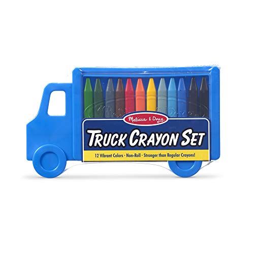  Melissa & Doug Truck Crayon Set - 12 Colors