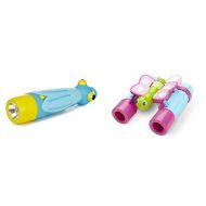 Melissa & Doug Flash Firefly Bug Flashlight & Cutie Pie Butterfly Binoculars