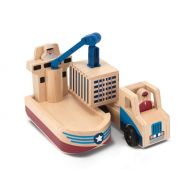 Melissa & Doug Whittle World - Cargo Ship & Truck Set