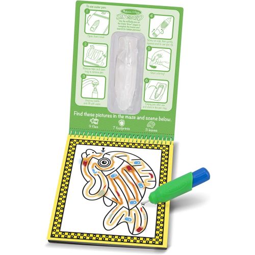  Melissa & Doug On the Go Water Wow! Water-Reveal Activity Pad - Pet Mazes