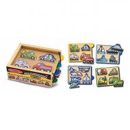 Melissa & Doug Vehicles Mini-Puzzle Pack