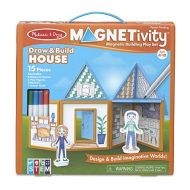 Melissa & Doug Magnetivity Building Play Set  Draw & Build House
