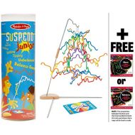 Melissa & Doug Suspend Junior - Family Game & 1 Scratch Art Mini-Pad Bundle (04276)