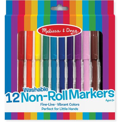  Melissa & Doug Non-Roll Markers