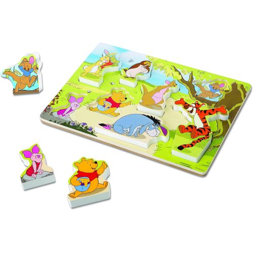  Melissa & Doug Disney Winnie The Pooh Wooden Chunky Puzzle (8 pcs)