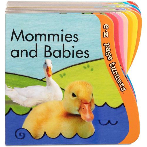  Melissa & Doug E-Z Page Turners Books 4-Pack (12-Page Board Books with Sculpted Easy-Turn Pages)