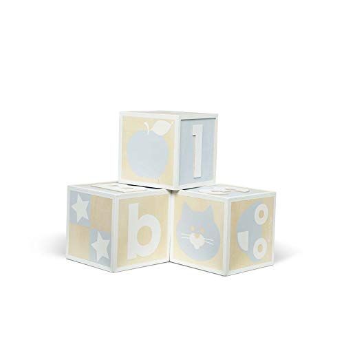  Melissa & Doug Jumbo Wooden ABC-123 Blocks - Natural