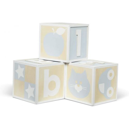  Melissa & Doug Jumbo Wooden ABC-123 Blocks - Natural