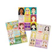 Melissa & Doug Make-a-Face Sticker Pads Set: Fashion Faces, Sparkling Princesses, Crazy Animals