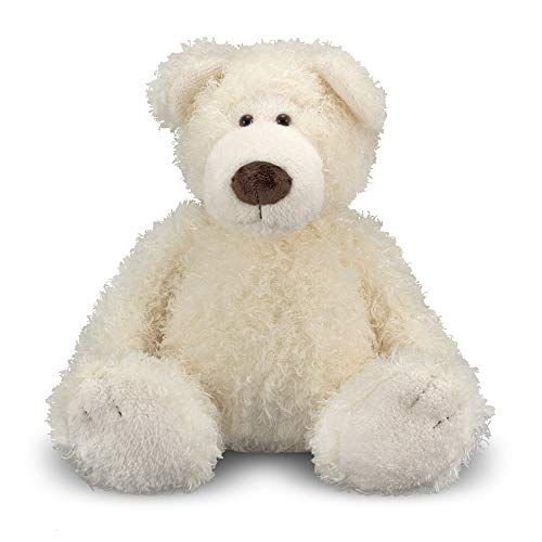  Melissa & Doug Big Roscoe Bear Stuffed Animal - Vanilla