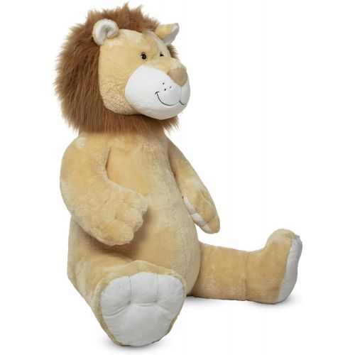  Melissa & Doug Gentle Jumbo Lion Giant Stuffed Plush Animal (Sits Nearly 3 Feet Tall)