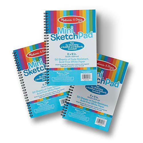  Melissa & Doug Mini Sketch Pad Bundle (3 Pack)