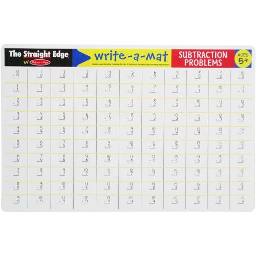  Melissa & Doug, Writeamat Subtraction